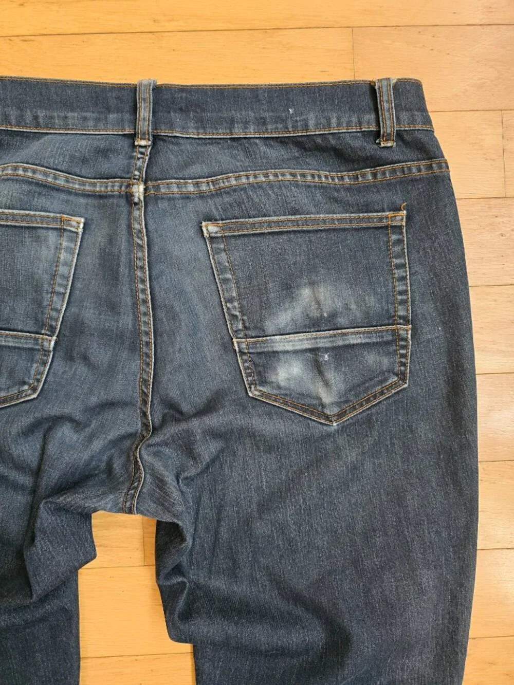 21men | medium wash denim straight leg jeans | MENS 34'
